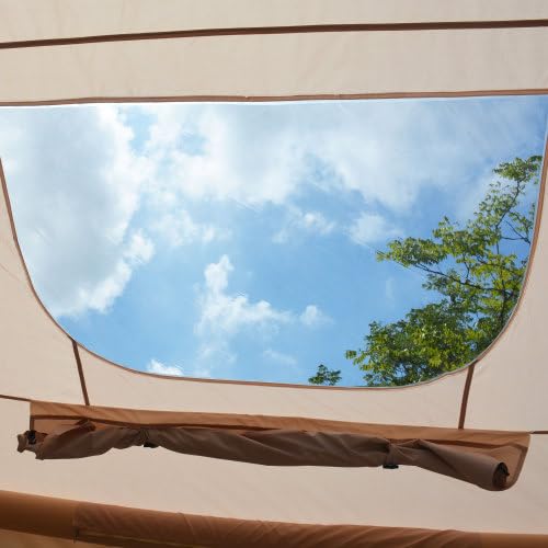 Carpa Inflable para Camping 4-6 Personas con Dosel y Ventanas miniatura 4