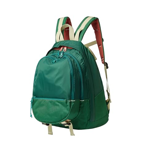 Casual Canvas Backpack for Women Large Capacity Vintage Campus Daypack and Travel Backpack (Green)