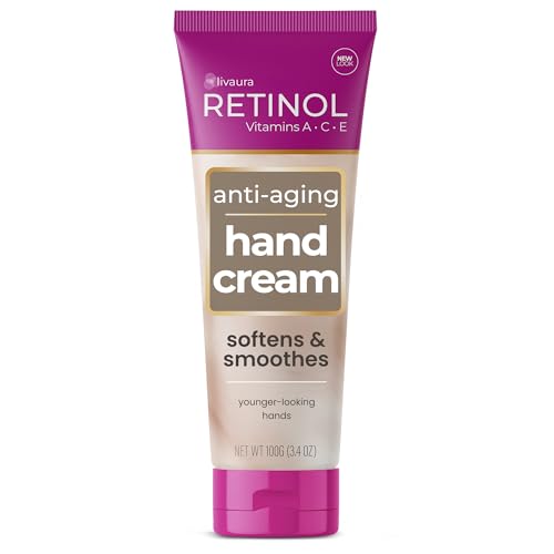 LIVAURA Retinol Anti-Aging Hand Cream – The Original Brand For Younger Looking Hands –Rich, Velvety Conditions & Protects Skin, Nails & Cuticles – Vitamin A Minimizes Age’s Effect on Skin (Women's)
