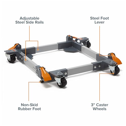 Image of BORA PM-3550 Heavy Duty Mobile Base for Shop Equipment Table Saw Adjustable