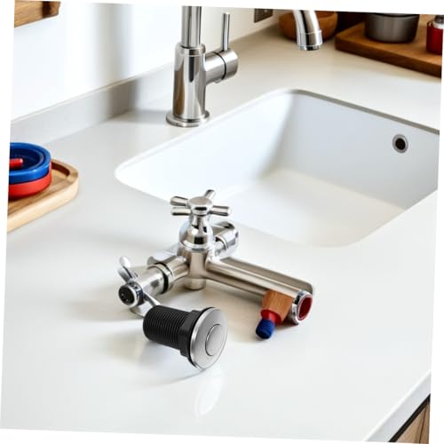 Bouton de chasse d'eau bloqué ? Solution 3 pièces bouton-poussoir et tige - 5