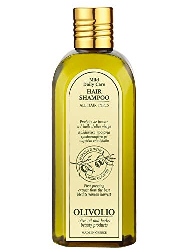 OLIVOLIO 84% natürliches Shampoo mit 100% Bio extra Natives Olivenöl und Biotin/Rosmarin - ohne Mineralöl und Parabene Cover