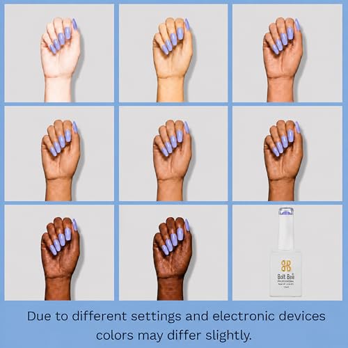 Image of Bolt Bee Lavender Mist Color Gel Nail Polish Soak Off UV Gel DIY at Home 15ML Manicure Salon Nail Art