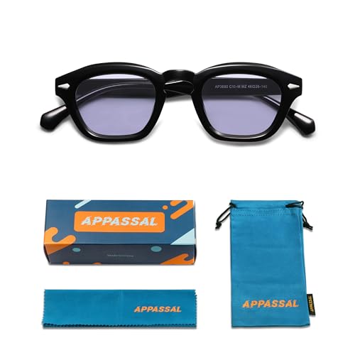 Image of Appassal Small Retro Square Sunglasses for Women Mens Rectangle Sunnies AP3680