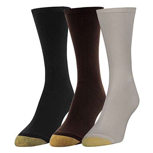Image of Gold Toe Women's Castaway Crew Socks, 3 Pairs