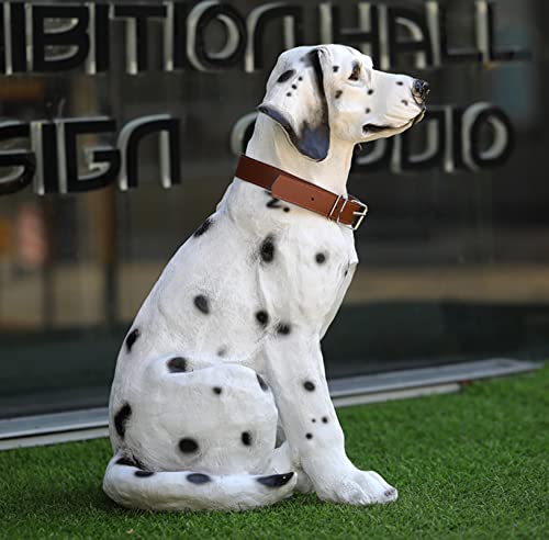 Cadeau de jardin statue de chien avec simulation de mouvement réaliste