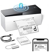Memoking Bluetooth DHL labelprinter, mobiele Thermo 4 x 6 verzendlabels, printer voor kleine fami...