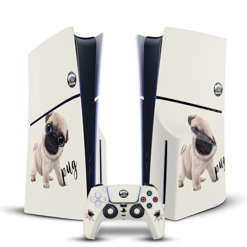 Autocollant de Jeu Peau Vinyle PS5 Slim Disc Licence Officielle Protection Manette DualSense
