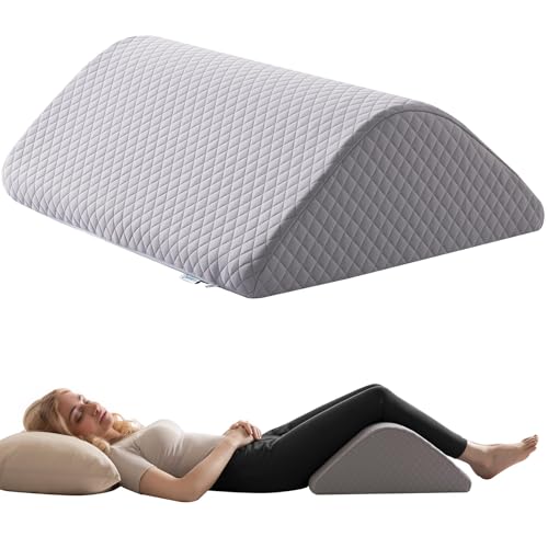 Knee Wedge Pillow for Post-Surgery Recovery-Leg Elevation Support for Sleep Position, Alleviating...