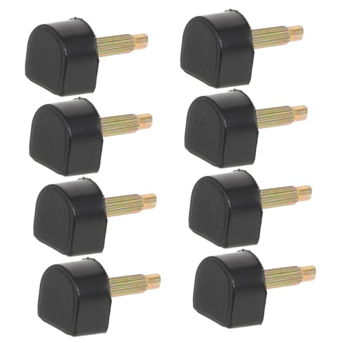 minkissy 4 Pares Accesorios De Tacones Altos Consejos De Reemplazo De Tacón Alto Cubrir Espigas Para Zapatos Tapones De Tacón Alto Taloneras Inserciones Arreglar De Polivinilo Negro