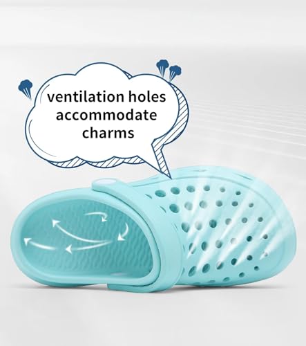 Image of Kids Girls Boys Clogs Garden Shoes Toddler Slip on Sandals Children Water Shower Beach Pool Slippers