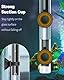 Pawfly Aquarium Heizung Saugnäpfe Aquarium Rohr Licht Saugnapf Halterungen 2,8 cm Fixierung Clips für große Aquarium Heizstab und Unterwasser-Licht (Nicht für Luftschlauch), 12er-Pack
