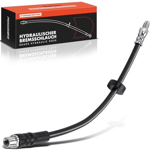Frankberg 1x Brake Hose Hydraulic Front or Rear Compatible with A6 4F2 C6 2.0L-5.2L 2004-2011 A6 Allroad 4FH C6 2.7L-4.2L 2006-2011 L.u.p.o 60 6X1 1.4L 1998-2005 Replace# 4F0611775