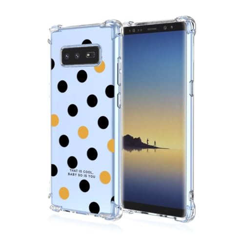 ATISIJIE Funda para Samsung Galaxy S10e,para Niñas y Mujeres,Diseño de Florales Flores a Prueba de Golpe Transparente Funda para Samsung Galaxy S10e-A07