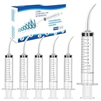 12ml Kunststoff Curved Spritze,40 Stück Dental Spritze, Heimtiere Pflege, Kleberfüllung