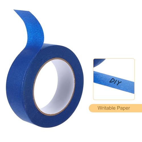 Image of Masking Tape Deep Blue Painters Tape Paper Tape [for Crafts DIY Walls Painting Packing Automotive Home Decoration Teaching]- 1.4 Inch x 44 Yards /1 Roll