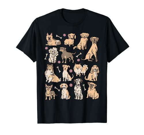 Razas de perros: Pastor alemán, Chihuahua, Pug y más Camiseta