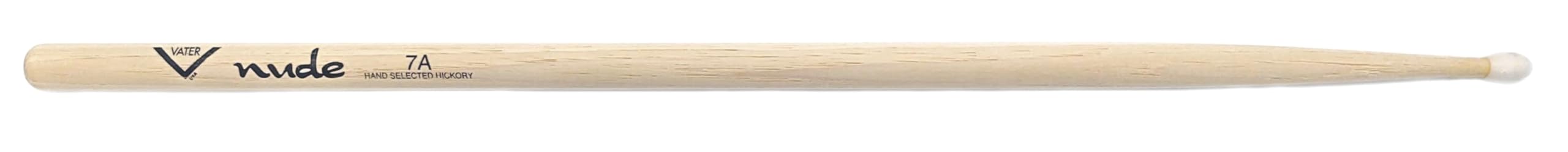Vater Drumsticks VHN7AN - 7A Nude Series - Tear Drop Nylon Tip, Natural