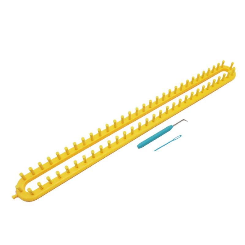 QiaoJun Knitting Loom,Strickwebstuhl 4 größe langer stritter strickzeichen webstuhl kitnadeln haken nähen werkzeug for schal schal langen stricken strick toom kit