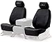 Coverking Custom Fit Rear Seat Cover for Select Mercury Monterey Models - Genuine Leather (Black)