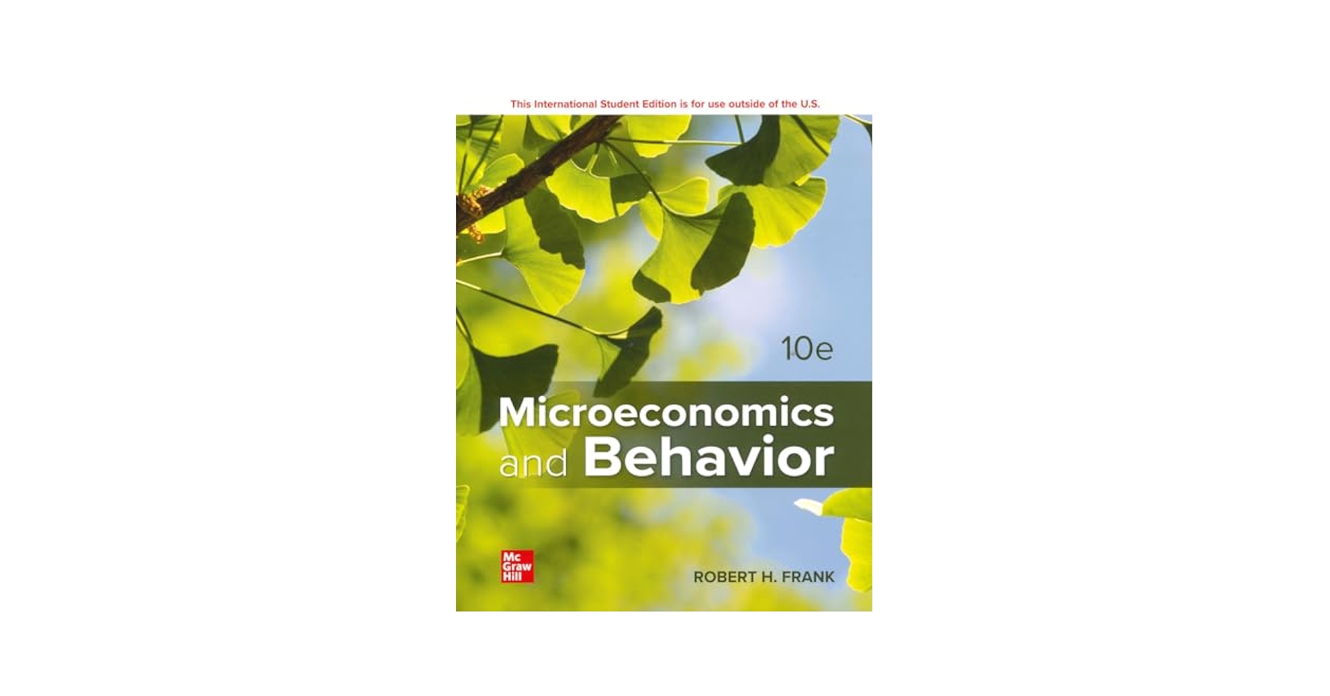 ビジネス・経済 Microeconomics and Behavior by Frank ISE Microeconomics and Behavior: Robert H. Frank