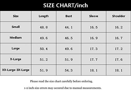 Kasual Womens Zipper Front Robes 3/4 Sleeve Housecoat Long Nightgowns Loose Loungewear With Pockets, Navy Blue S #TOP5