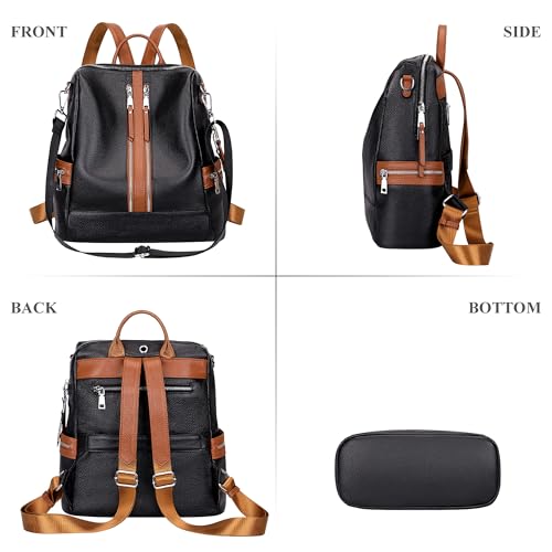 Image of ALTOSY Backpack Purse for Women Ladies Rucksack Genuine Leather Versatile Shoulder Bags with Coin Purse