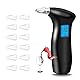 YRHWS Alkoholtester, Alkoholmessgeräte Polizeigenau mit 12 Mundstücken, Alkoholtester Promillemessgerät Professioneller Alkohol Tester mit LCD Bildschirm und Halbleiter Sensorik