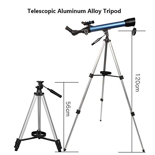 Telescopio Astronómico Refractor 150X con trípode portátil miniatura 6