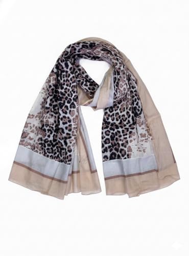 Image of Fabtone Elegant Printed Women's Scarfs |Beach Pareo | 100% Pure Soft Cotton Stole for Ladies /Girls 100x180 cms