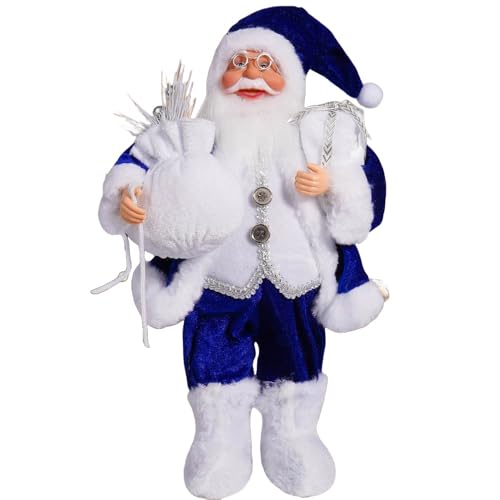 BaronHong 8 Zoll Chef-Weihnachtsmann-Figuren, Frohe Weihnachten,...