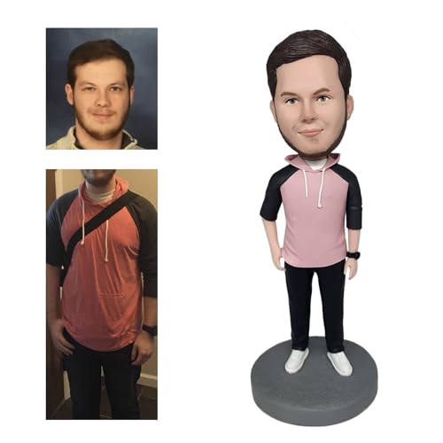 Yolie DZ100QS Stylishbobblehead Custom Bobblehead,Personalized Custom Full,Custom Personalized Unique Handmade Bobbleheads Figurine,Action Figure Based thumb #1
