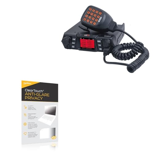 BoxWave Screen Protector Compatible with Btech UV-50X2 - ClearTouch Anti-Glare Privacy (2-Pack), Privacy Screen Protector Flexible Film Anti-Glare