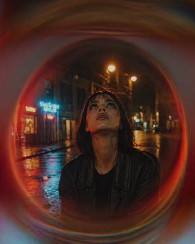 Filtro de efecto vórtice de 58 mm para cámara DSLR con prisma de cristal y bolsa 4