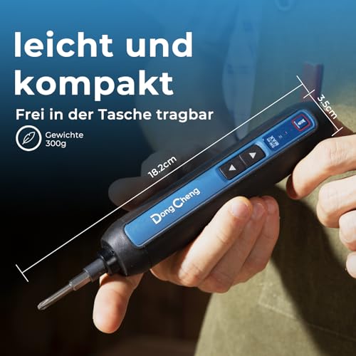 Dong Cheng Mini Akkuschrauber 4V, 3 Drehmoment bis 5Nm, USB-C Ladekabel – Ansicht 4