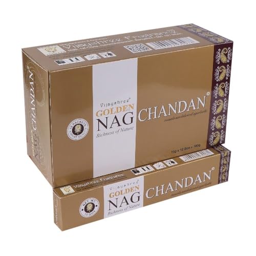 INCIENSO GOLDEN NAG CHANDAN DORADO 15 GR