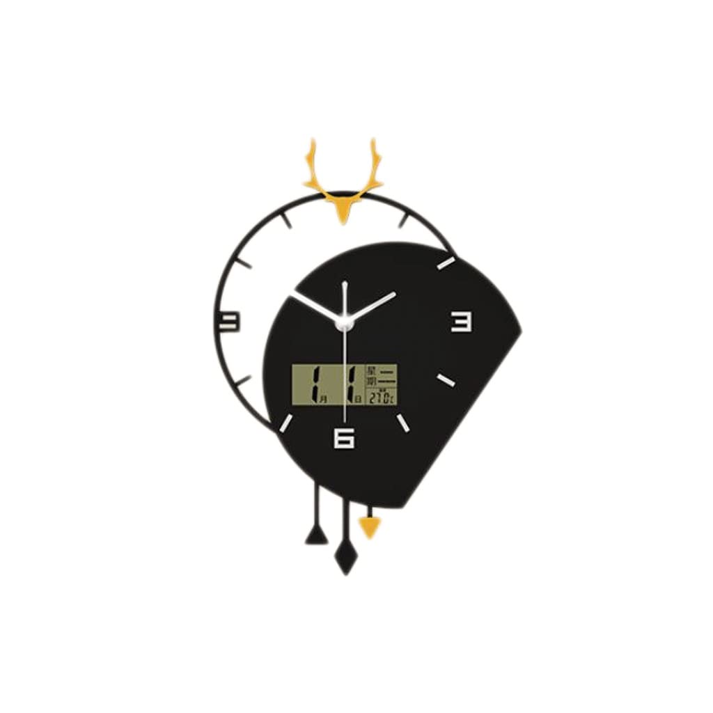 Horloge murale créative au design de personnalité mode pour sublimer votre séjour