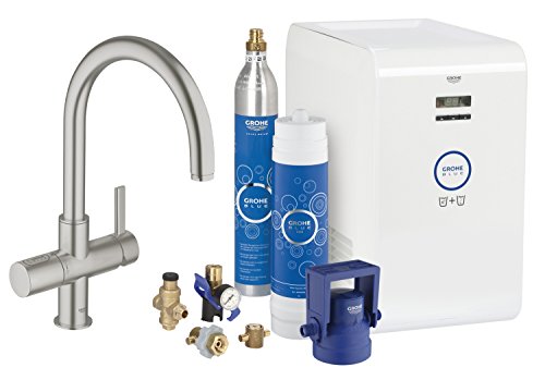Preisvergleich Produktbild Grohe Blue Starter Kit C-Auslauf supersteel, 31323DC1