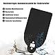 QIUMING e Scooter kennzeichenhalter e Scooter nummernschild Halterung kennzeichenhalter e Scooter Metall Robustes Material mit Schrauben kompatibel mit M365 M365 Pro für xiaomi (Metall)