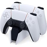 PS5 Controller Ladestation – 2X PS5-DualSense in 50 Min. bei 90% – Schnellladegerät mit Click-In-Design – Ladegerät für PlayStation 5 DualSense Controller, inklusive Netzkabel & Anschlusskabel