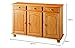 Moblit Alacena 3 Puertas, Sin Barnizar 197x130x42, realizada en Madera Maciza de...