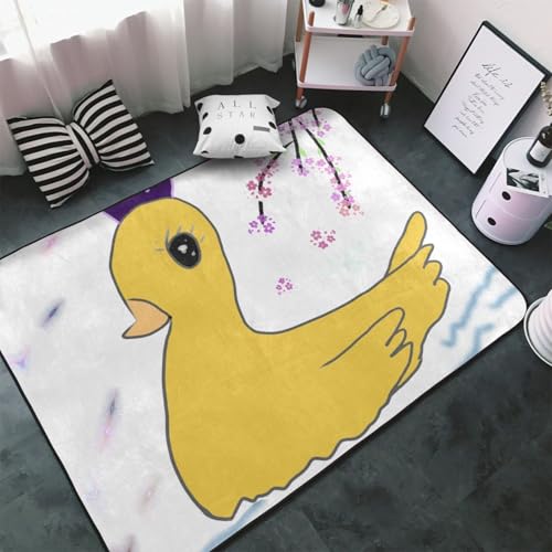 Tapis canard absorbant et antidérapant Little Yellow pour la douche