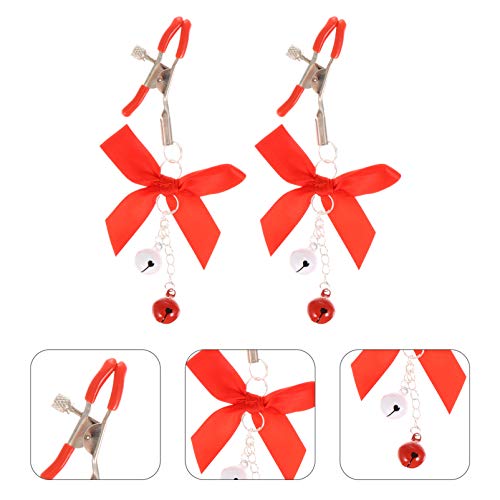 EXCEART 1 par de Clipes de Mamilo Grampos de Mamilo Anéis de Mamilo Não Perfurantes para Casal Verme