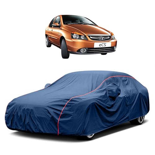 Image of Heavy-Duty Car Cover for Compatible with Tata Indigo CS (2011 to 2025 All Models) Deluxe Car Protection Cover ? Waterproof & UV-Resistant All-Season Exterior Protection