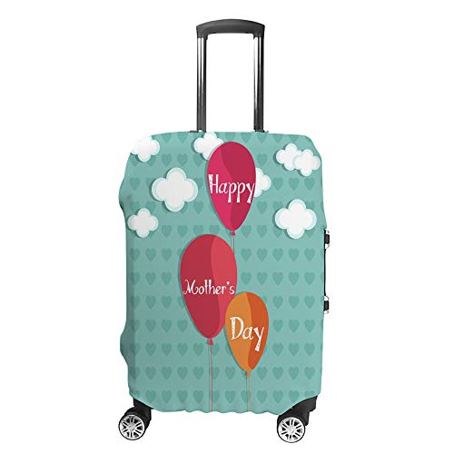 Housse de protection pour valise à roulettes extensible motif Happy Mother Day