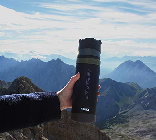 THERMOS Botella, Acero Inoxidable, Charcoal Black Mat, 0,7 Liter - Imagen 5