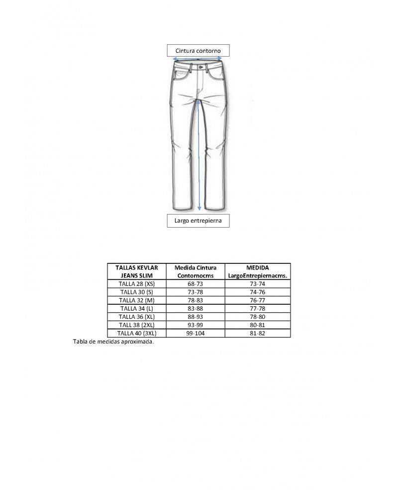 ARISTA Pantalon Moto Protector Negro Kevlar