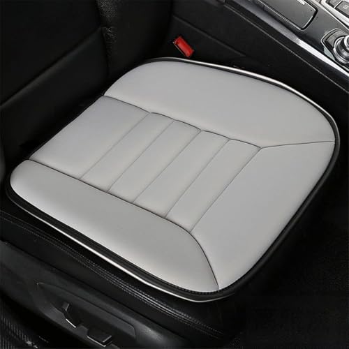 MSMDG Cuscino per Auto Seduta Guidatore per Audi 8V A4 B8 B9 A5 A6 C7 C8 Q3 F3 8U, Cuscino Sedile Auto Morbido, Cuscino per Seggiolino Auto Antiscivolo,C/Grey