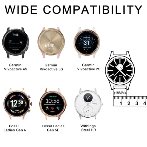 Correa de silicona 18mm para reloj Garmin miniatura 2