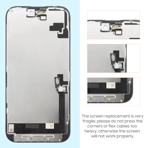 Écran LCD iPhone 16 bloc afficheur tactile haute réactivité avec outils complets - 3